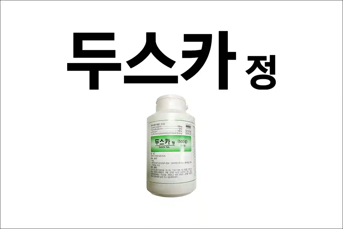 두스카정 효능 효과 부작용 변비약 하제 완장제