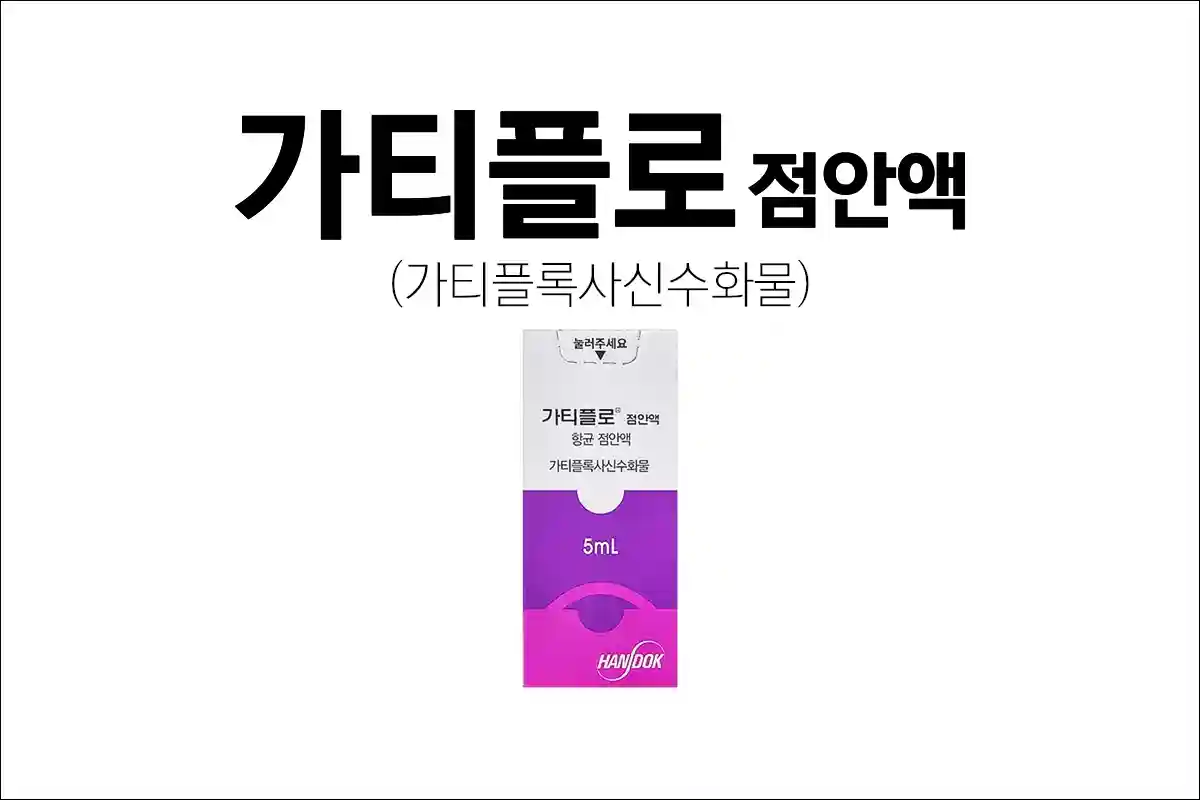 가티플로점안액 1